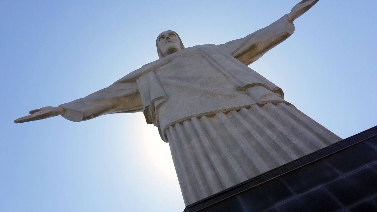 Christ the Redeemer above Rio de Janeiro, Brazil